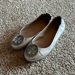 Tory Burch slip on ballet flats!